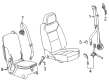 2023 Chevy Silverado 1500 Seat Belt Diagram - 84937710