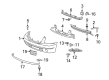 GMC Yukon Bumper Diagram - 25836806