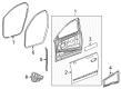 Buick Door Seal Diagram - 26211299