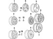 Saturn Wheel Cover Diagram - 21011331