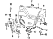 Cadillac Catera Door Handle Diagram - 90433535