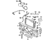 Chevy V10 Suburban Coolant Pipe Diagram - 15659494