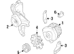 Chevy Beretta Alternator Bracket Diagram - 14102693
