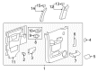 Chevy Door Lock Diagram - 25876398