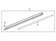 2022 Cadillac XT4 Door Seal Diagram - 23274384