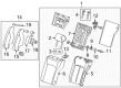 2016 Chevy Cruze Seat Cushion Pad Diagram - 95025135