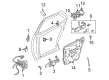Saturn L100 Door Handle Diagram - 25749401