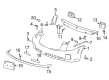Cadillac Bumper Diagram - 19178478
