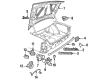 Cadillac Trunk Lock Cylinder Diagram - 12520451