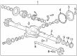 GMC Axle Shaft Diagram - 84937151