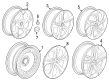 2024 Chevy Trax Spare Wheel Diagram - 60006717