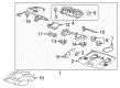 Chevy Silverado 1500 Interior Light Bulb Diagram - 9425542