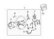 Cadillac Steering Wheel Diagram - 25909802