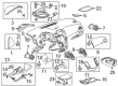 Chevy Dash Panel Vent Portion Covers Diagram - 95920308