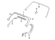 2009 Pontiac Solstice Weather Strip Diagram - 20818154