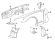 Chevy Fender Splash Shield Diagram - 15827791