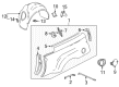 2006 Chevy Trailblazer Fuel Filler Housing Diagram - 15244046