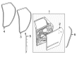Buick Enclave Door Seal Diagram - 84738262