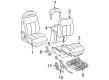 1994 Chevy S10 Seat Cushion Pad Diagram - 15688164