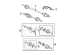 Saturn Ion Axle Shaft Diagram - 22729182