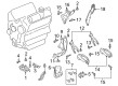 Saturn Engine Mount Bracket Diagram - 10216970