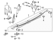 Chevy Colorado Shock and Strut Boot Diagram - 84168998