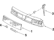 1985 Oldsmobile 98 Emblem Diagram - 22522280