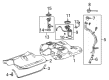 Cadillac Fuel Pump Diagram - 13580096