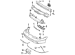 1996 Saturn SC2 Bumper Diagram - 21110057