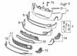 GMC Bumper Diagram - 85556161
