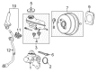 Chevy Camaro Brake Booster Vacuum Hose Diagram - 23409533