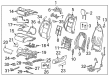 Cadillac Seat Cushion Pad Diagram - 23157423
