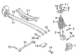 2005 Buick Century Shock And Strut Mount Diagram - 10363584