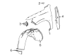 Cadillac Escalade Fender Splash Shield Diagram - 84856828