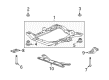 2014 Buick Enclave Crossmember Bushing Diagram - 25944112