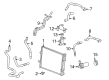 Cadillac Radiator Diagram - 23194682