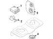 1992 Buick LeSabre Car Speakers Diagram - 16186179