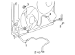 Saturn Automatic Transmission Oil Cooler Line Diagram - 25940126