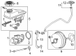 Cadillac Brake Booster Vacuum Hose Diagram - 12648405