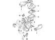 Cadillac DeVille Air Hose Diagram - 1641933