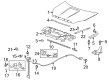 2014 Buick Enclave Hood Cable Diagram - 23177207