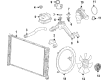GMC Radiator fan Diagram - 84012677