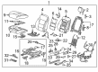 GMC Seat Cushion Pad Diagram - 84572336