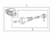 Cadillac TPMS Sensor Diagram - 13556202