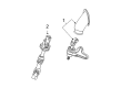 GMC Upper Steering Column Bearing Diagram - 25754172