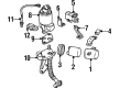 Chevy Lumina APV EGR Valve Gasket Diagram - 24508113