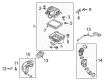 Chevy Equinox PCV Valve Hose Diagram - 25202896