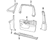 1996 Oldsmobile Silhouette Door Moldings Diagram - 10257742