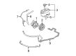 Saturn Power Steering Hose Diagram - 15942160