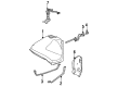 Pontiac Coolant Temperature Sensor Diagram - 25037258